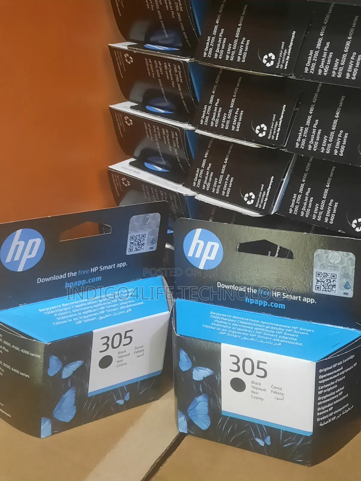 Original Hp 305 Black Colour Ink