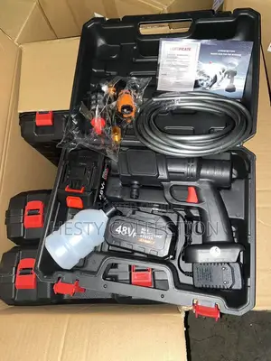 High Pressure Car Wash Sprayer Gardening With 2 Batteries and Hose