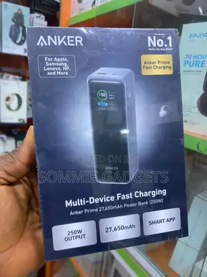 Anker Prime 250w 27,650mah Power Bank