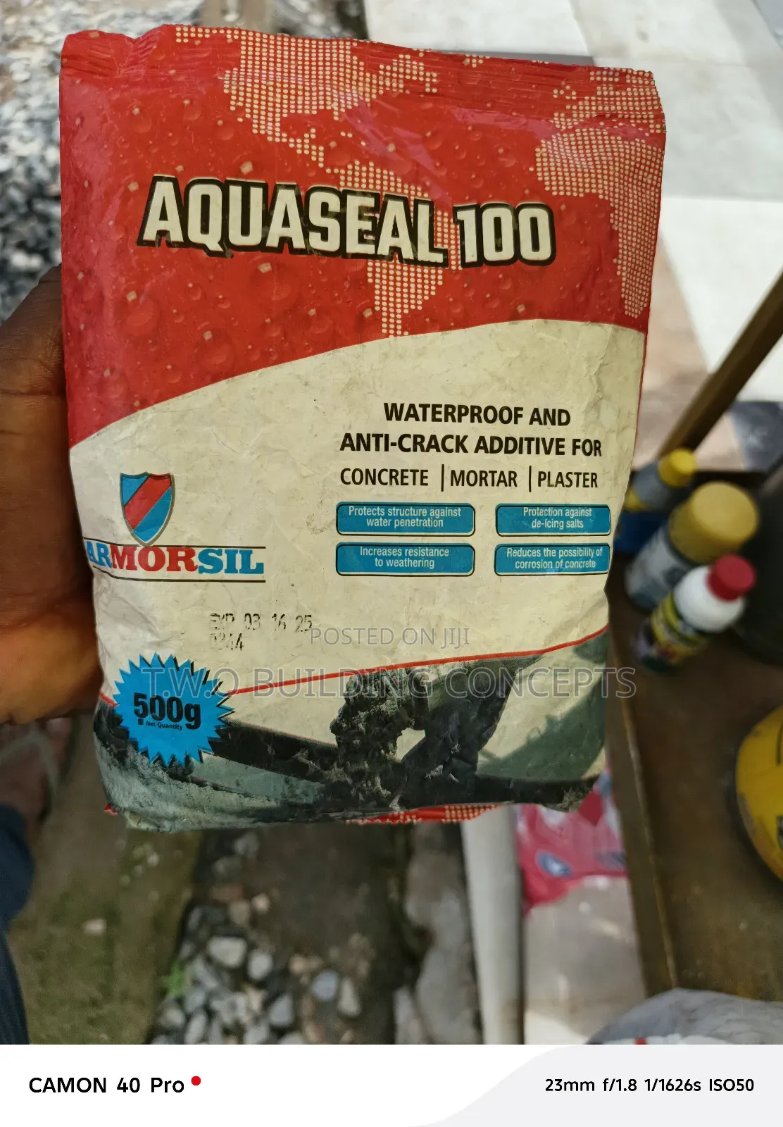 Sachet Waterproof Cement