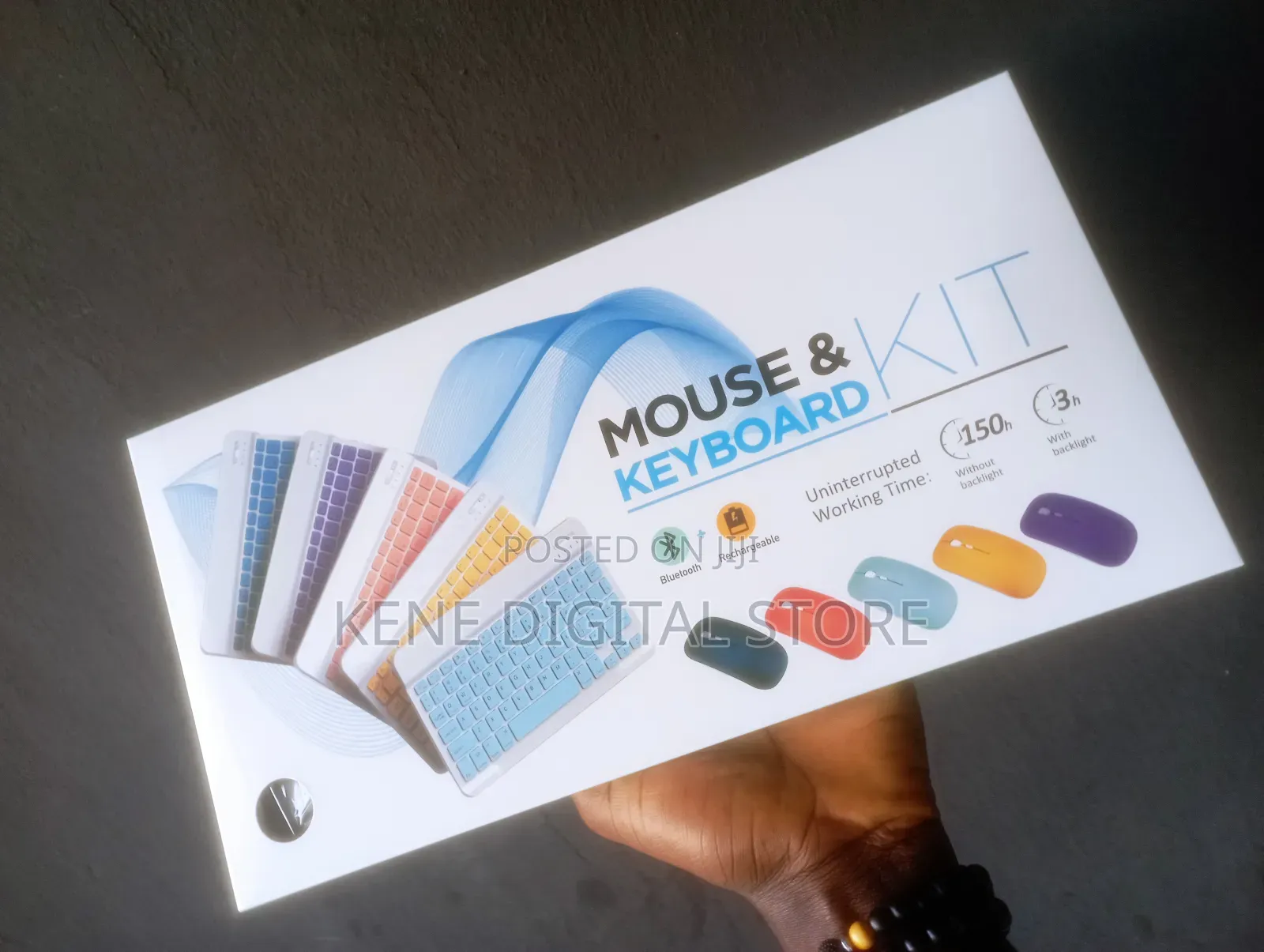 Rechargeable Wireless Keyboard and Mouse Kit