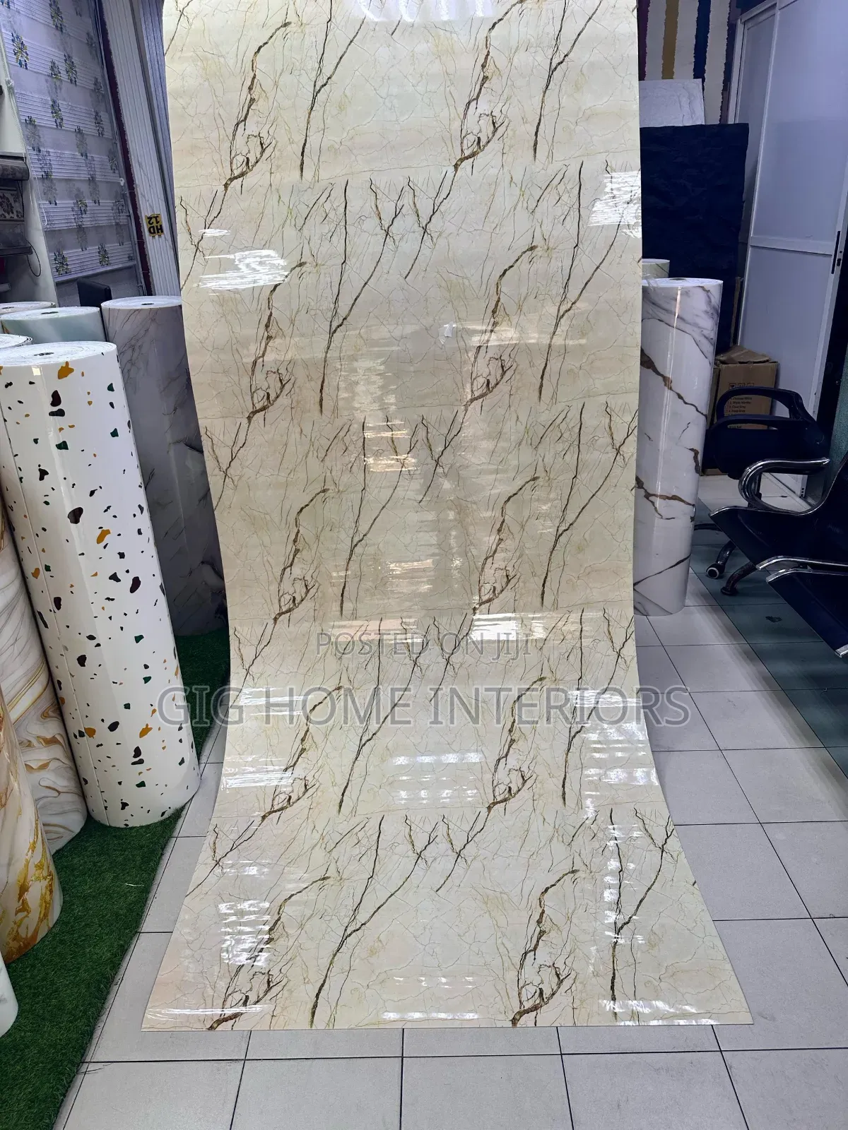 Luxury Uv Mable Sticker