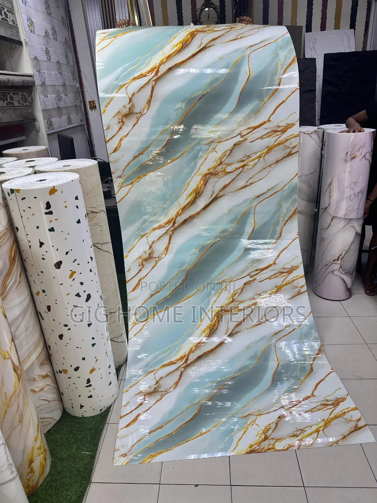 Luxury Uv Mable Sticker