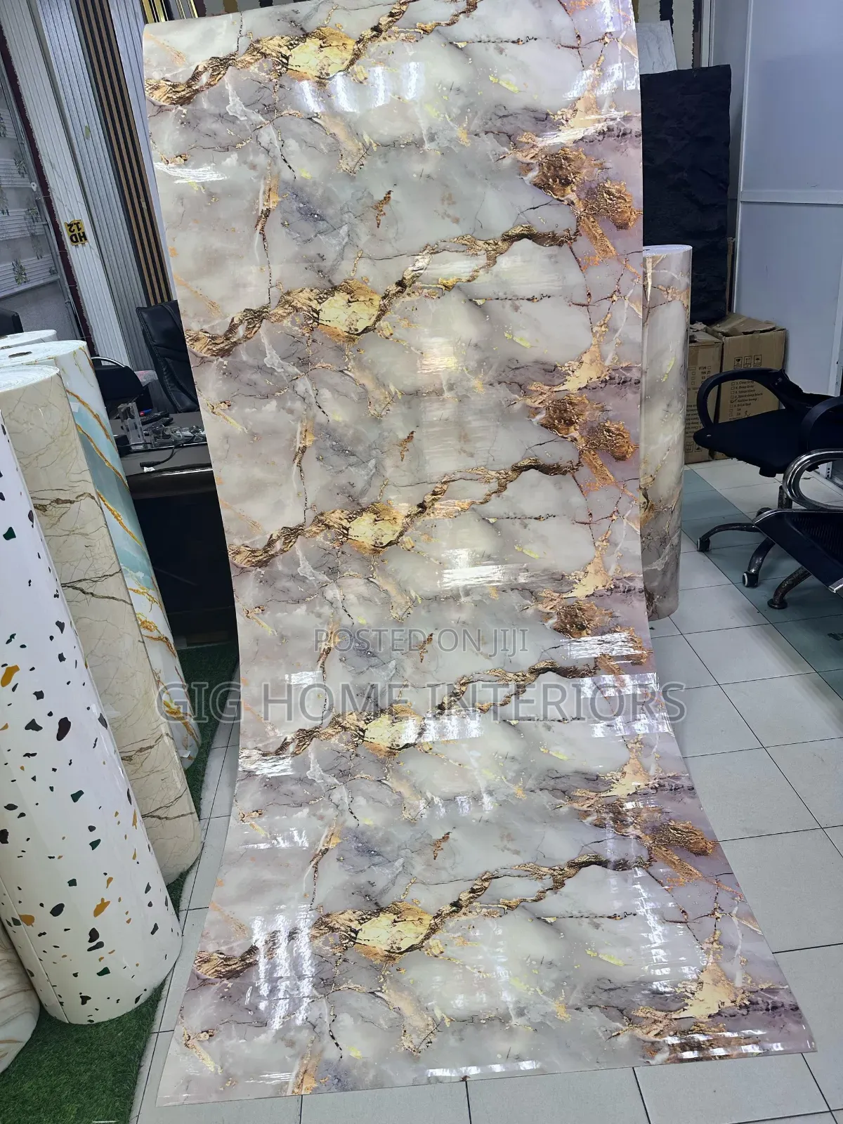 Luxury Uv Mable Sticker