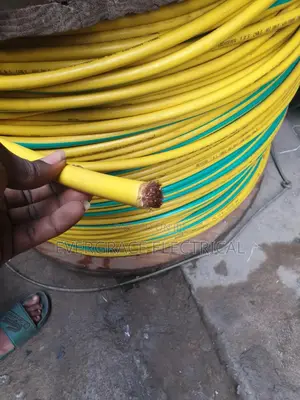 Photo - 70mm 1-Core Flexible Cable Green and Ye