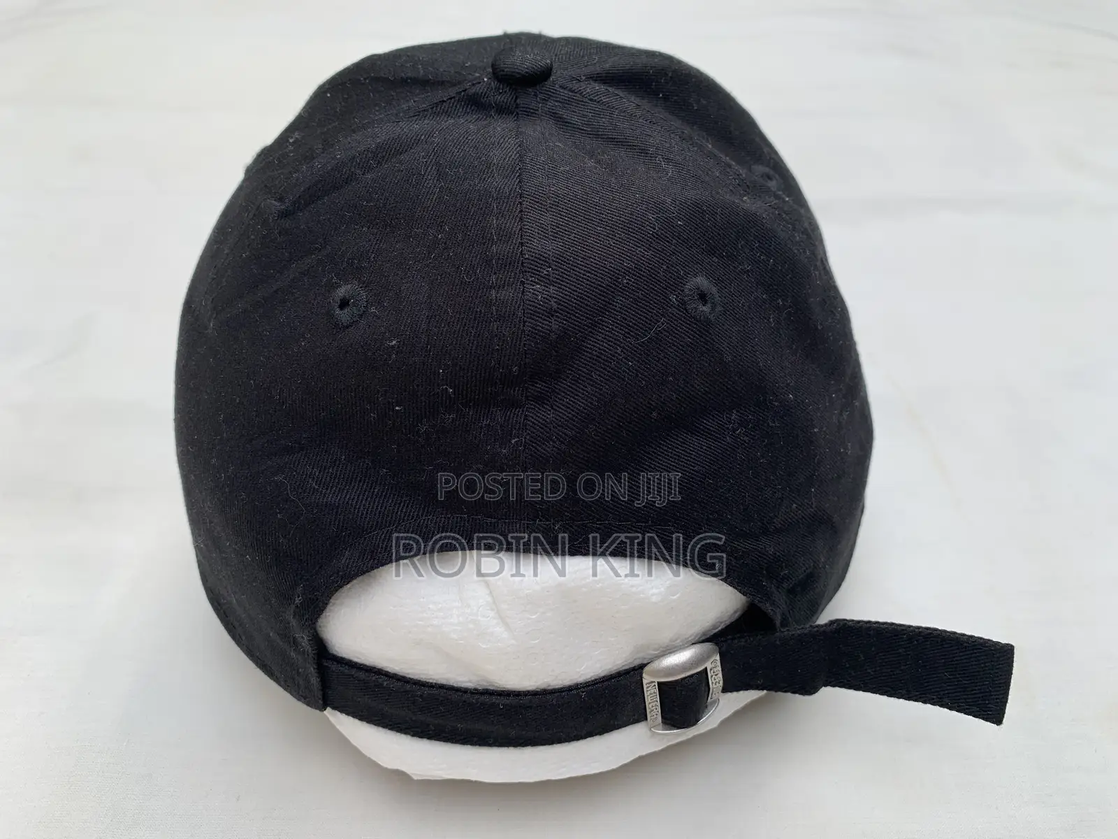 New Era 9forty Black Adjustable Strap Cap