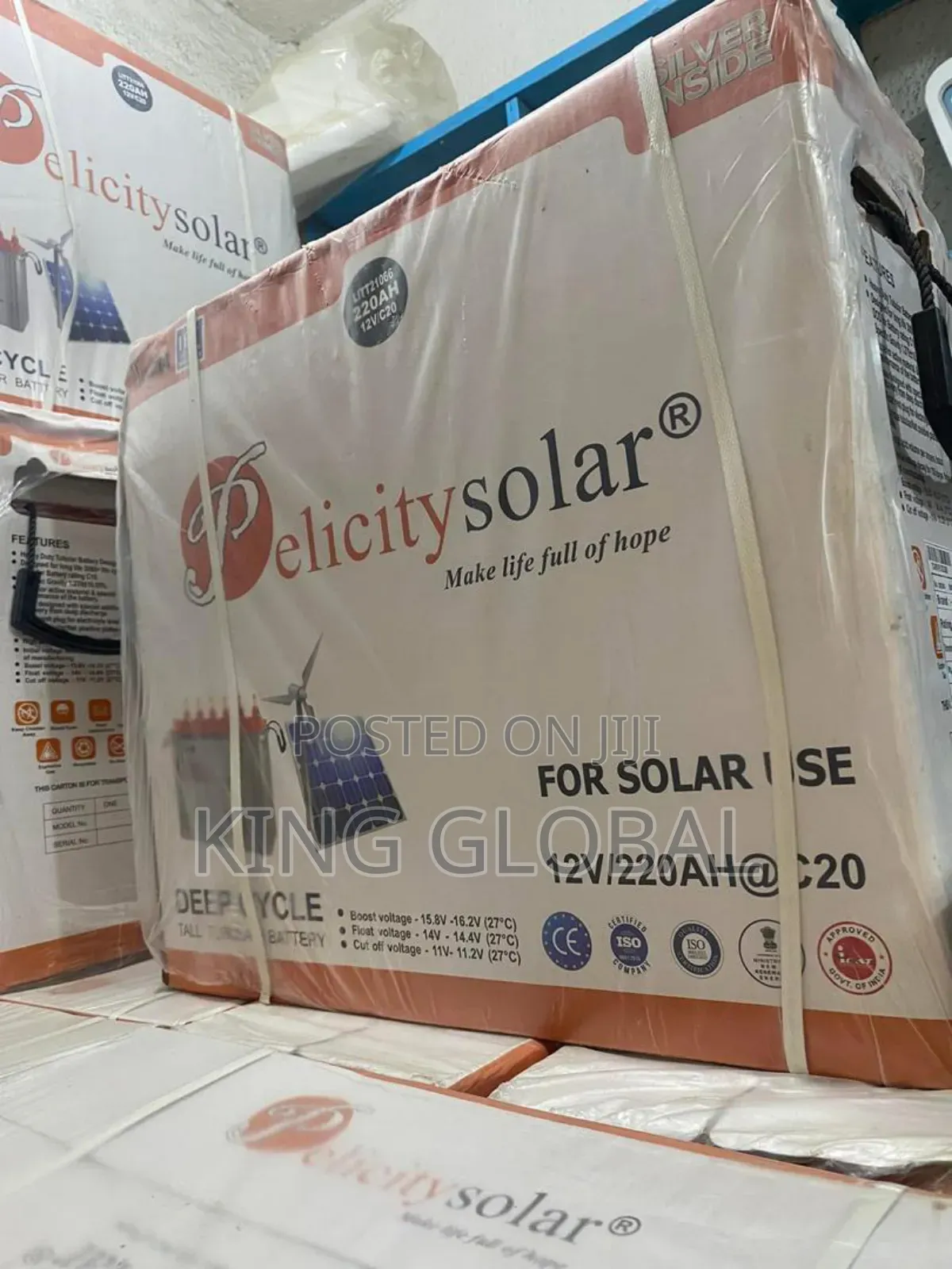 Felicity Solar Battery 220ah12v