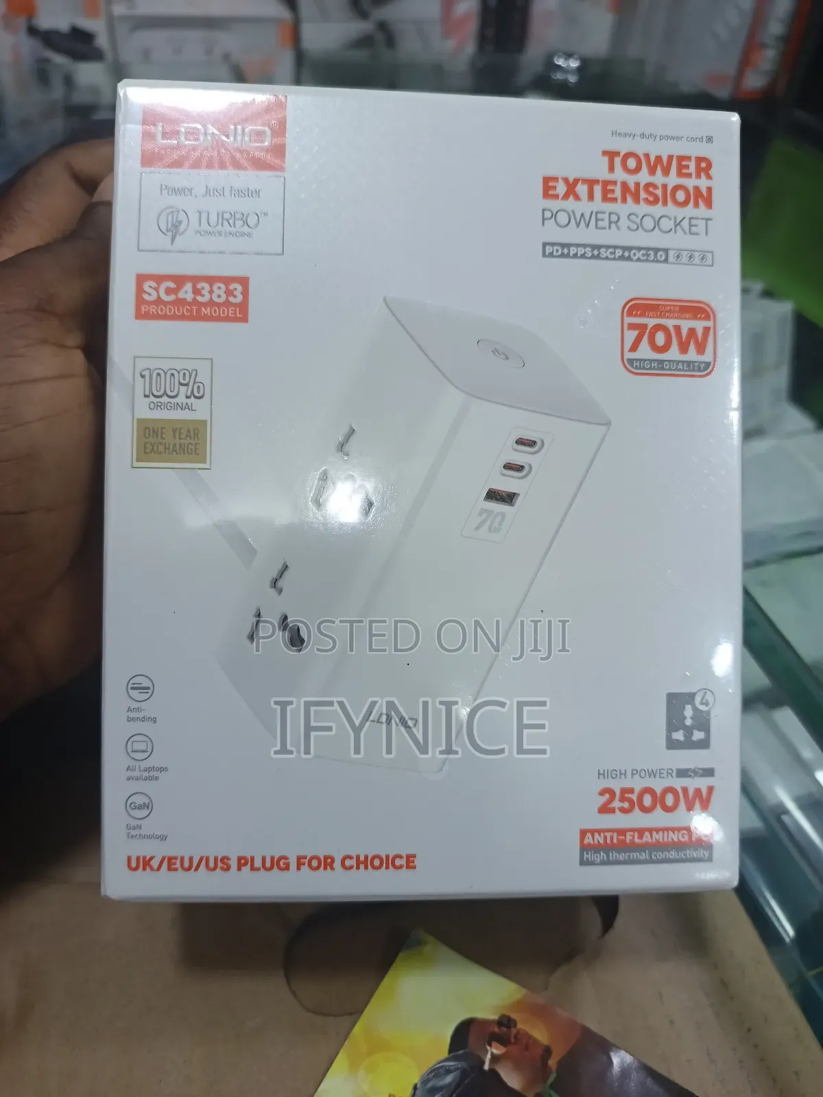 Ldnio Surge Tower Extension 2port