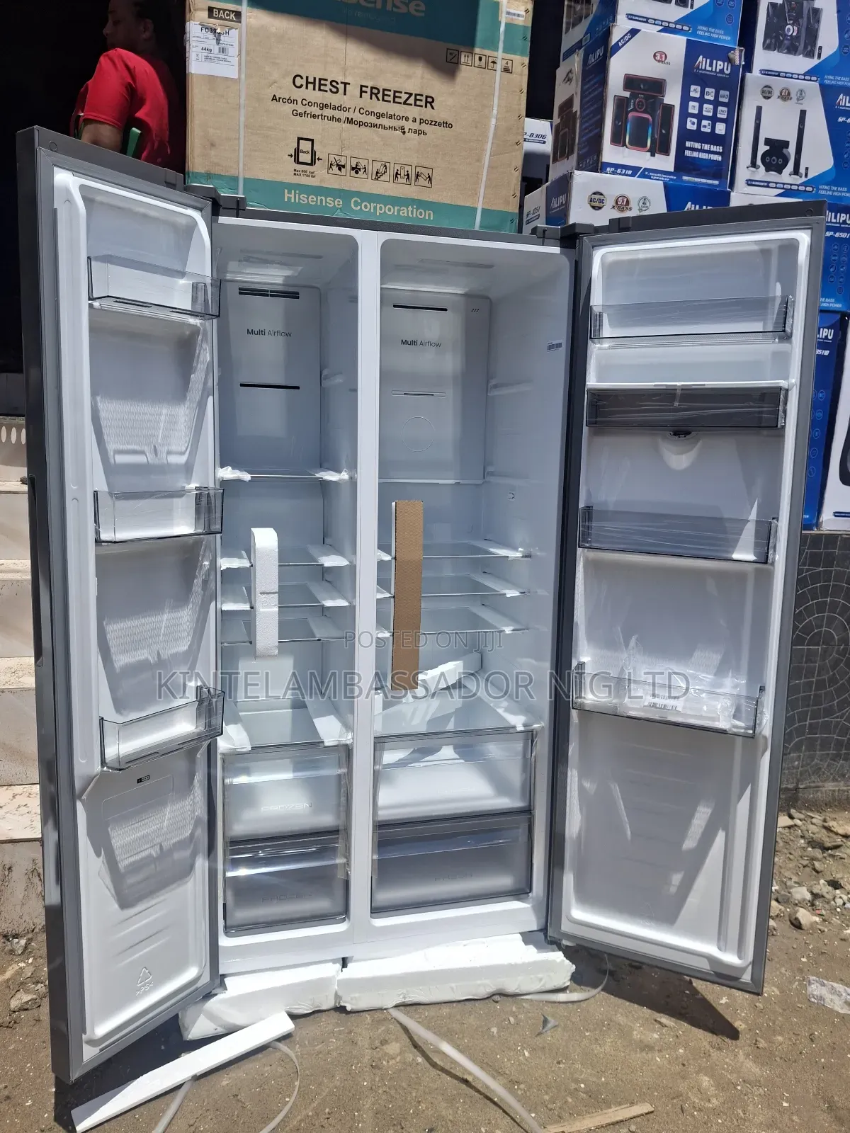 Hisense Side by Side Refrigerator - 71ws