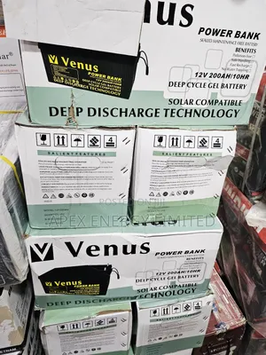Venus 200ah Gel Battery 12v.
