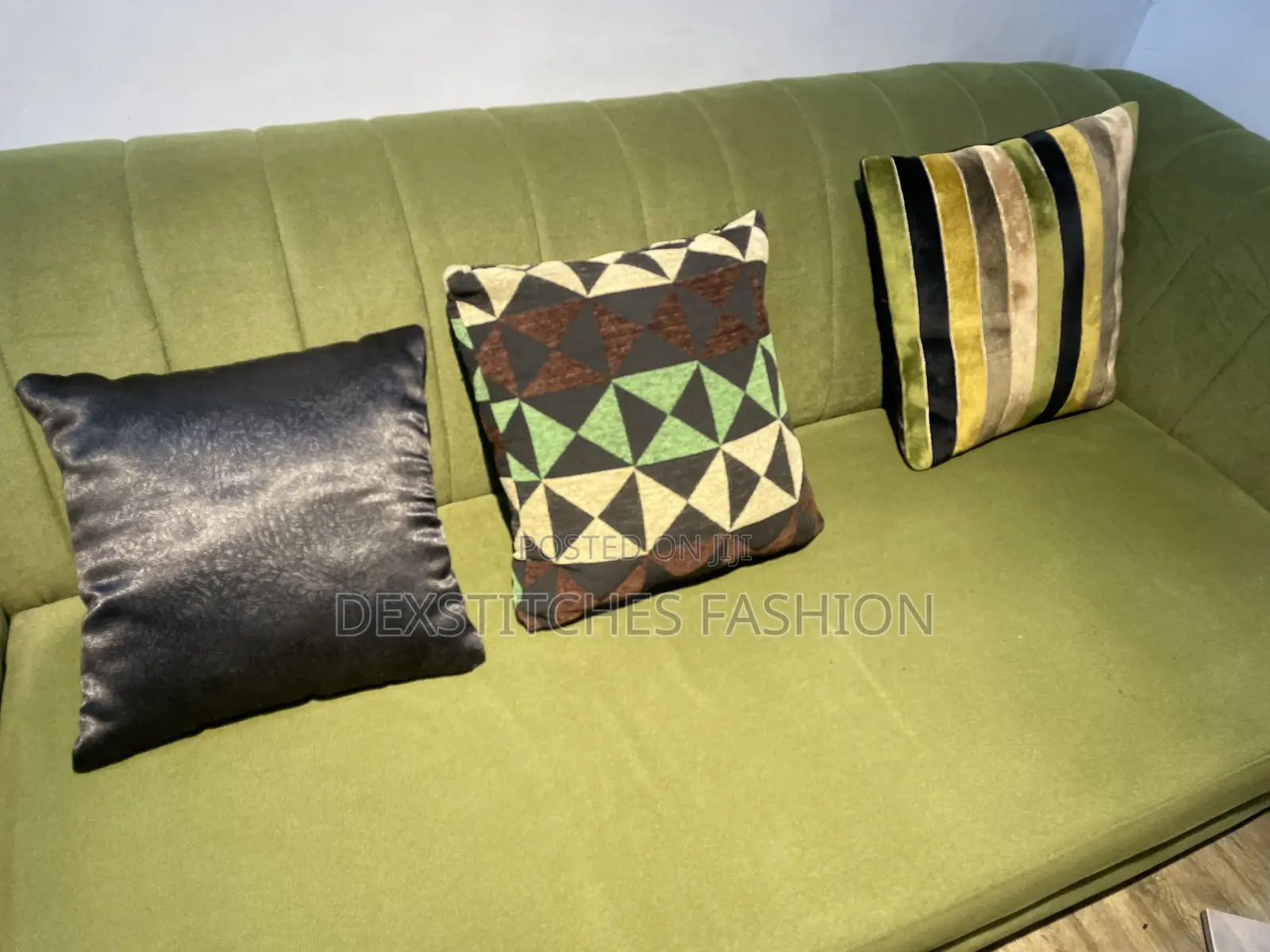 Green Two-Seater Premium Sofa Chair for Living Room More