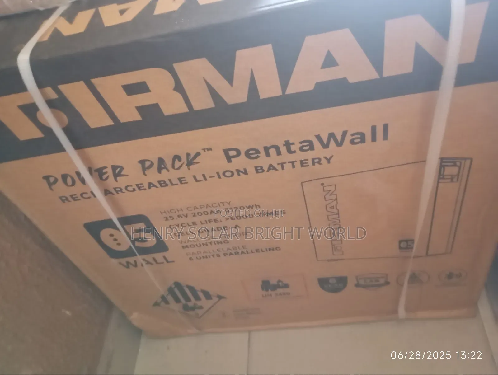 Firman 5kwh 51.2v Lithium Battery