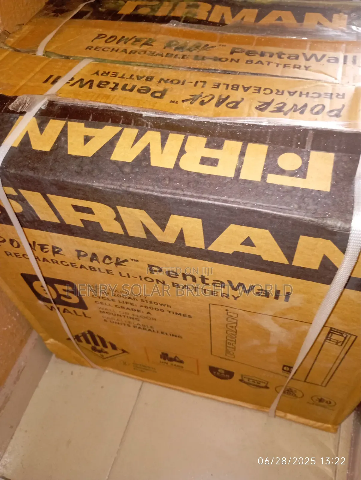 Firman 5kwh 51.2v Lithium Battery