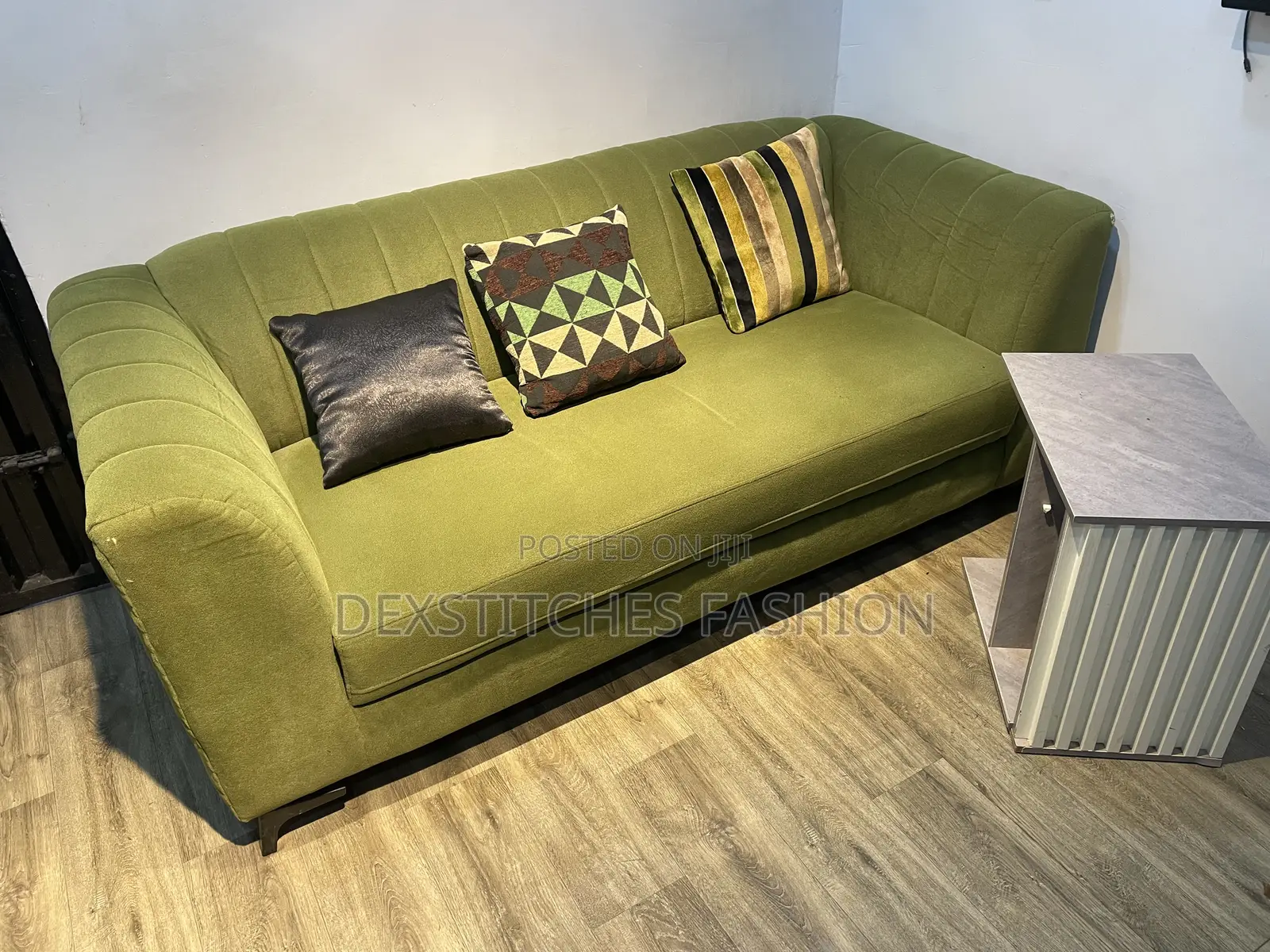 Green Two-Seater Premium Sofa Chair for Living Room More