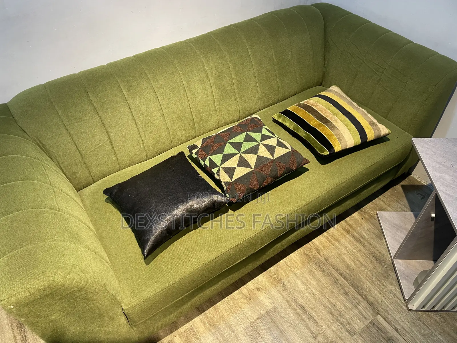 Green Two-Seater Premium Sofa Chair for Living Room More