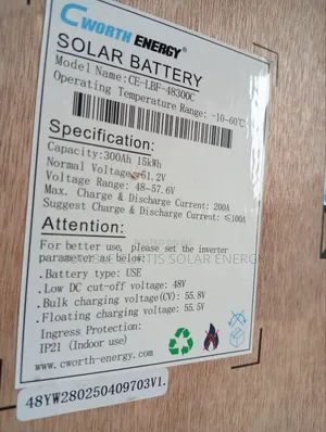 Cworth 15kwh Lithium Battery