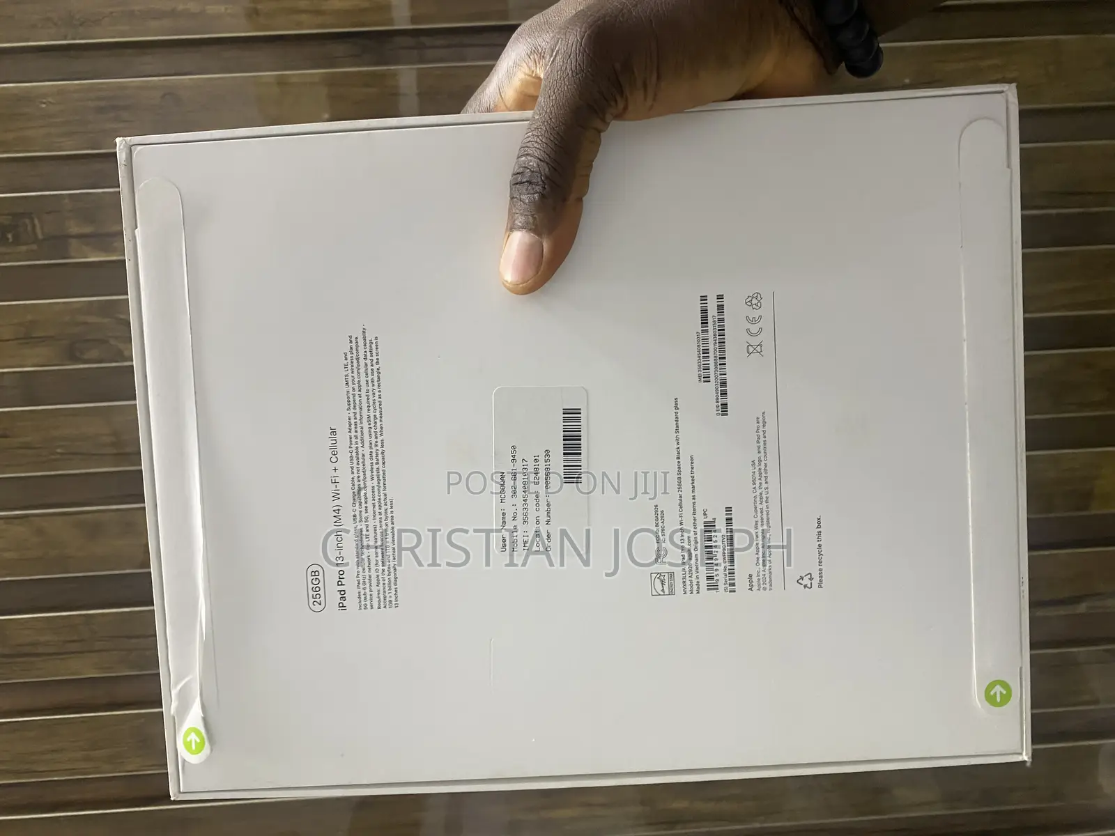 New Apple iPad Pro 13 (2024) 256 GB Gray