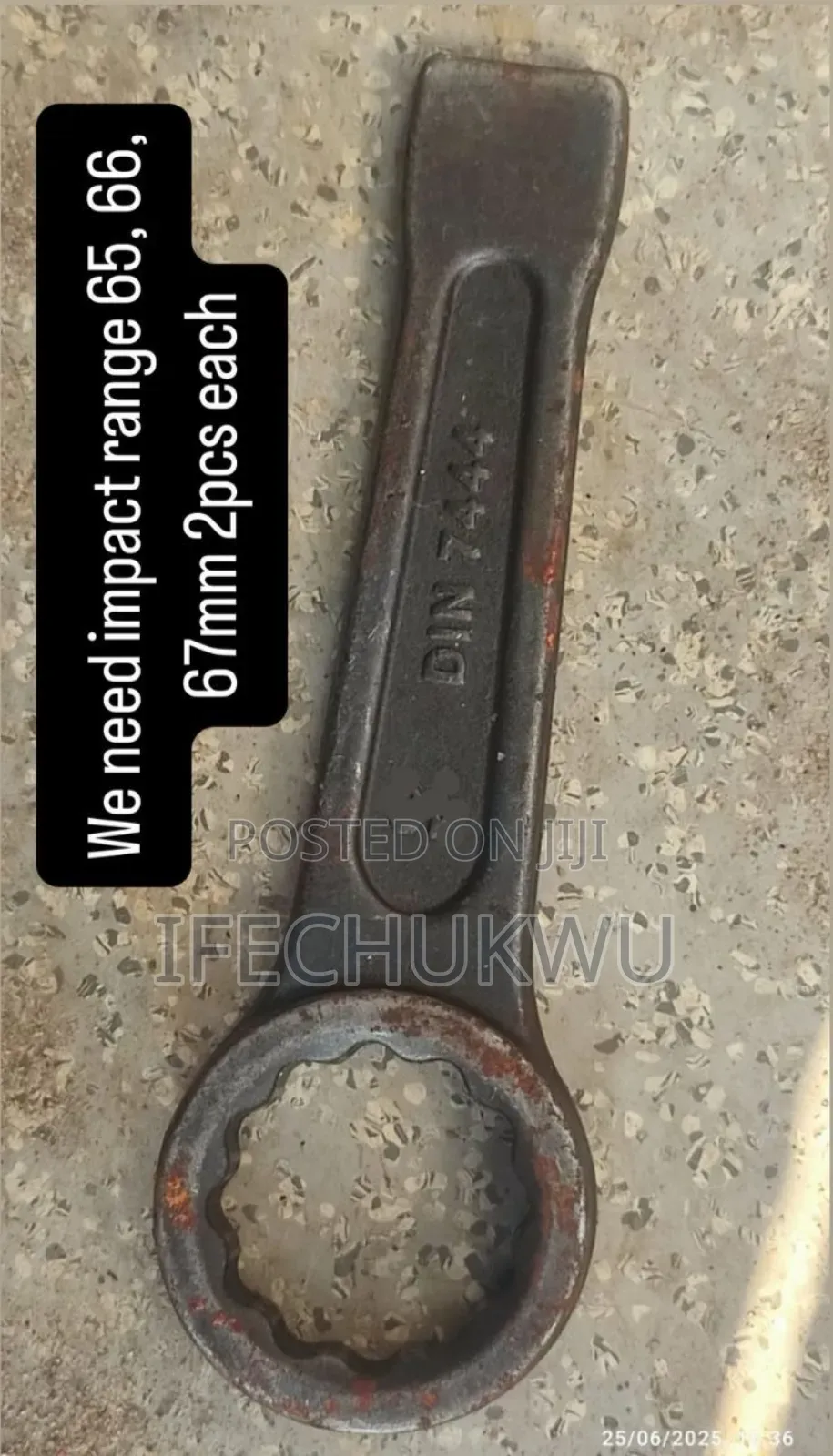 Hammering Spanner 65mm