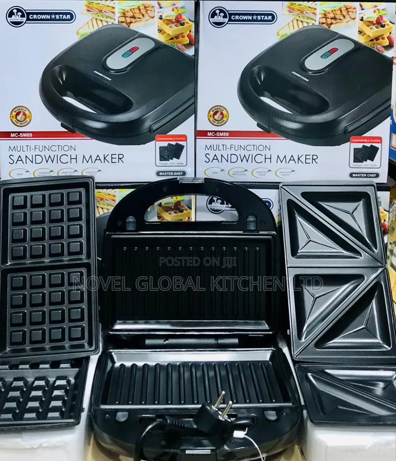 Waffle,Grill and Sandwich Maker