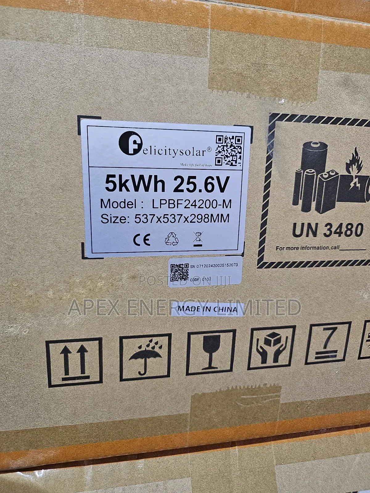 Felicity Solar Lithium Battery 5kwh
