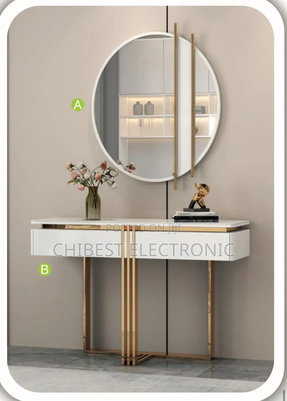 Wall Dressing in White Color
