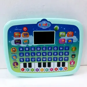 Photo - Kids Tablet Learning Pad With Led Screen Teach Alphabet