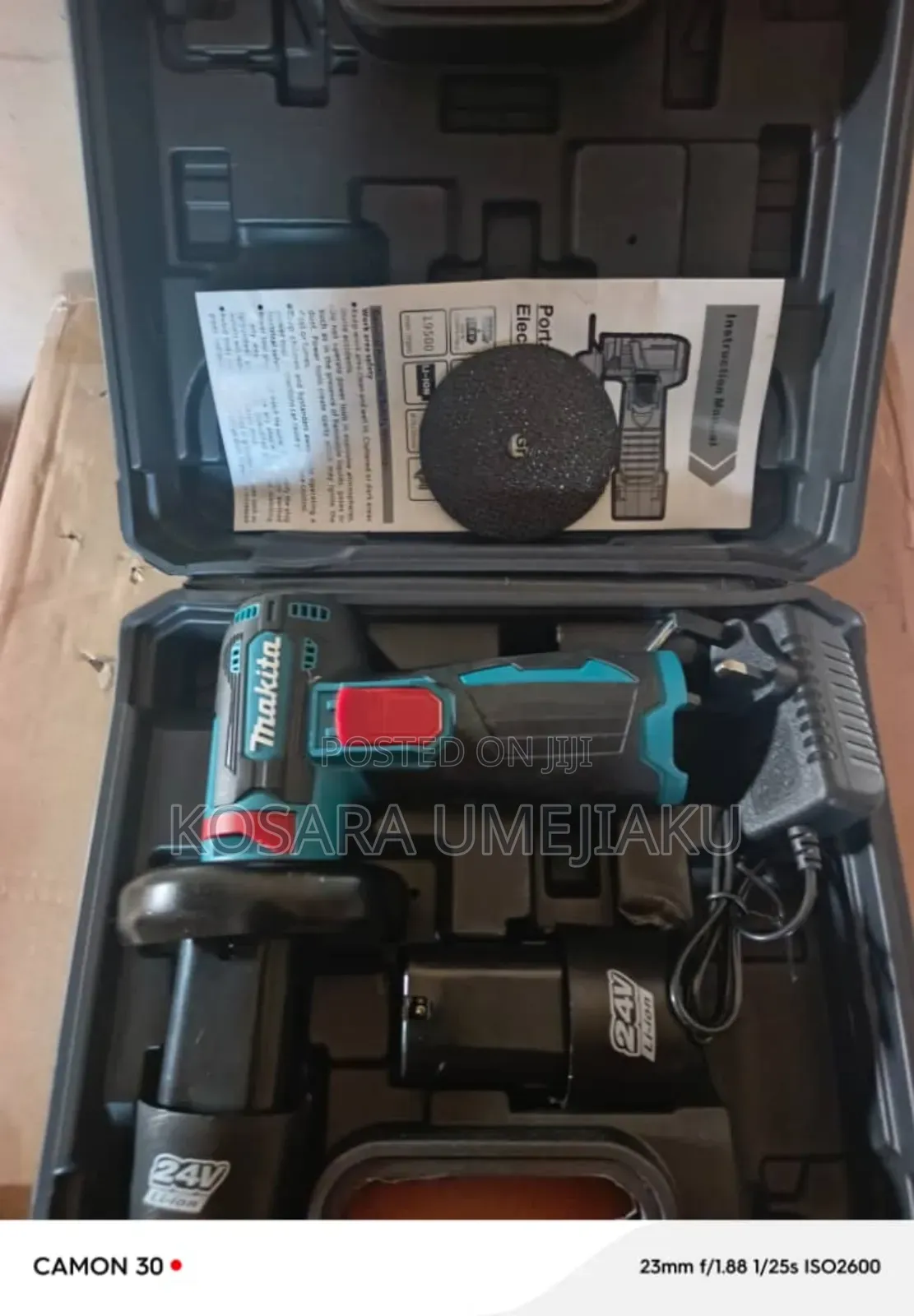 24v Makita Mini Angle Grinder 3"