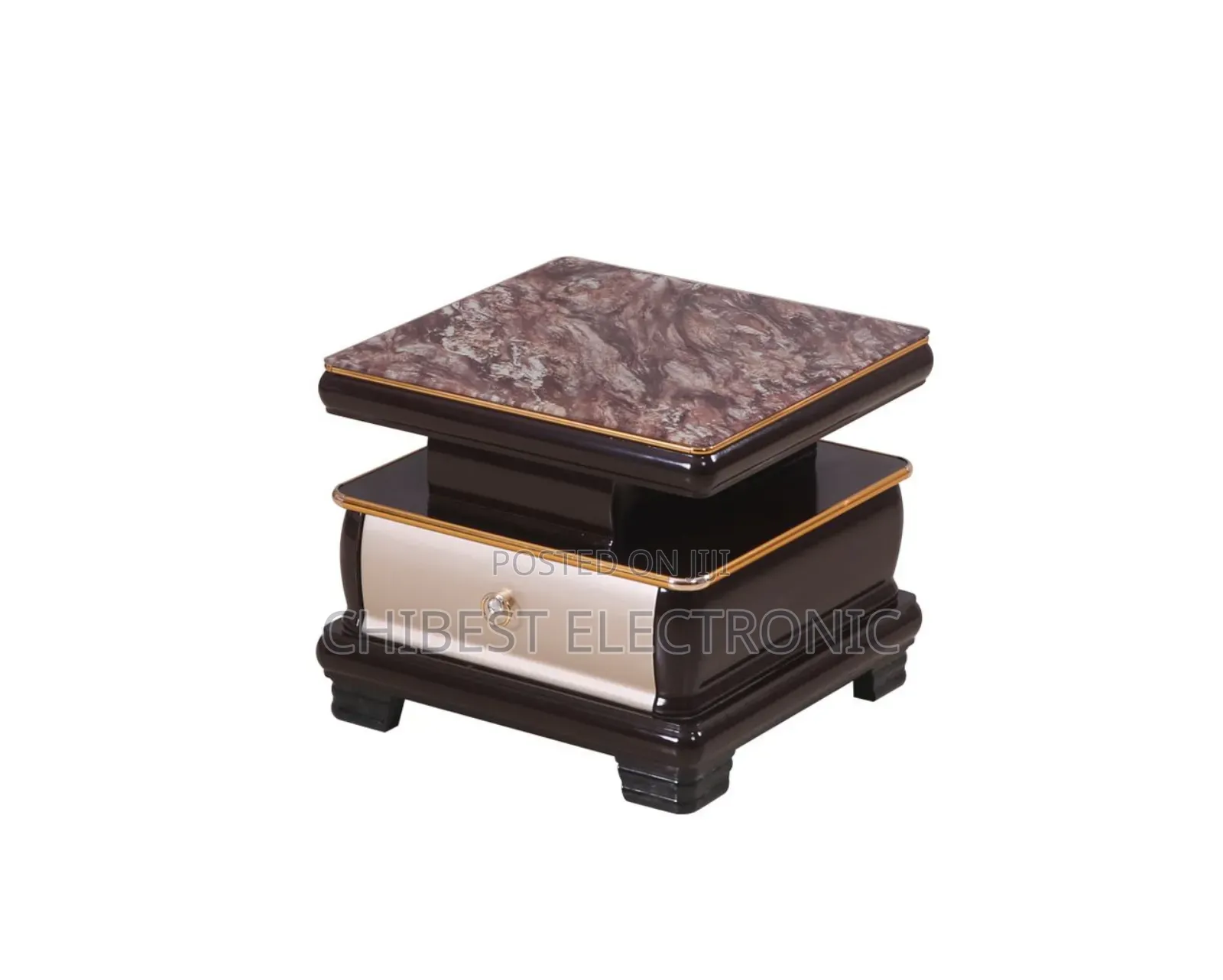 Brown Side Stood and Center Table Too
