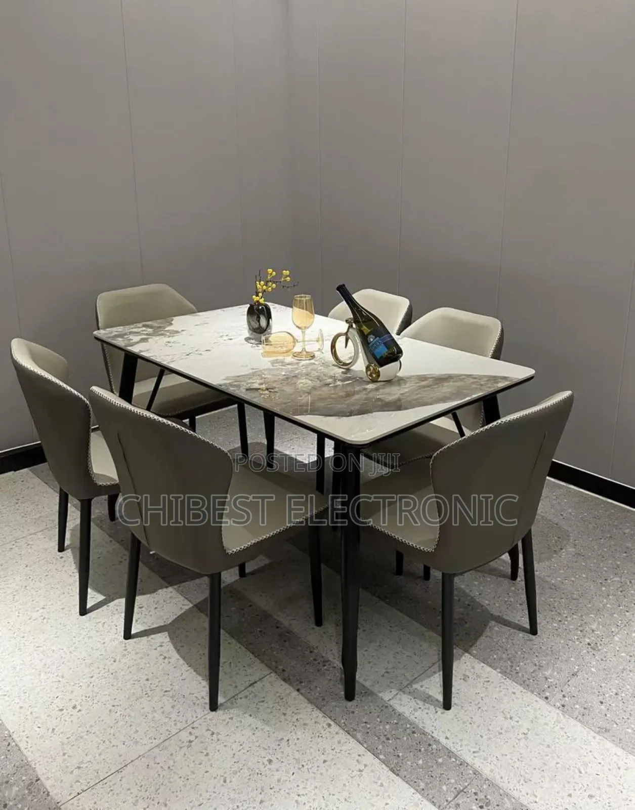 Different Color Dining Table for 6 People