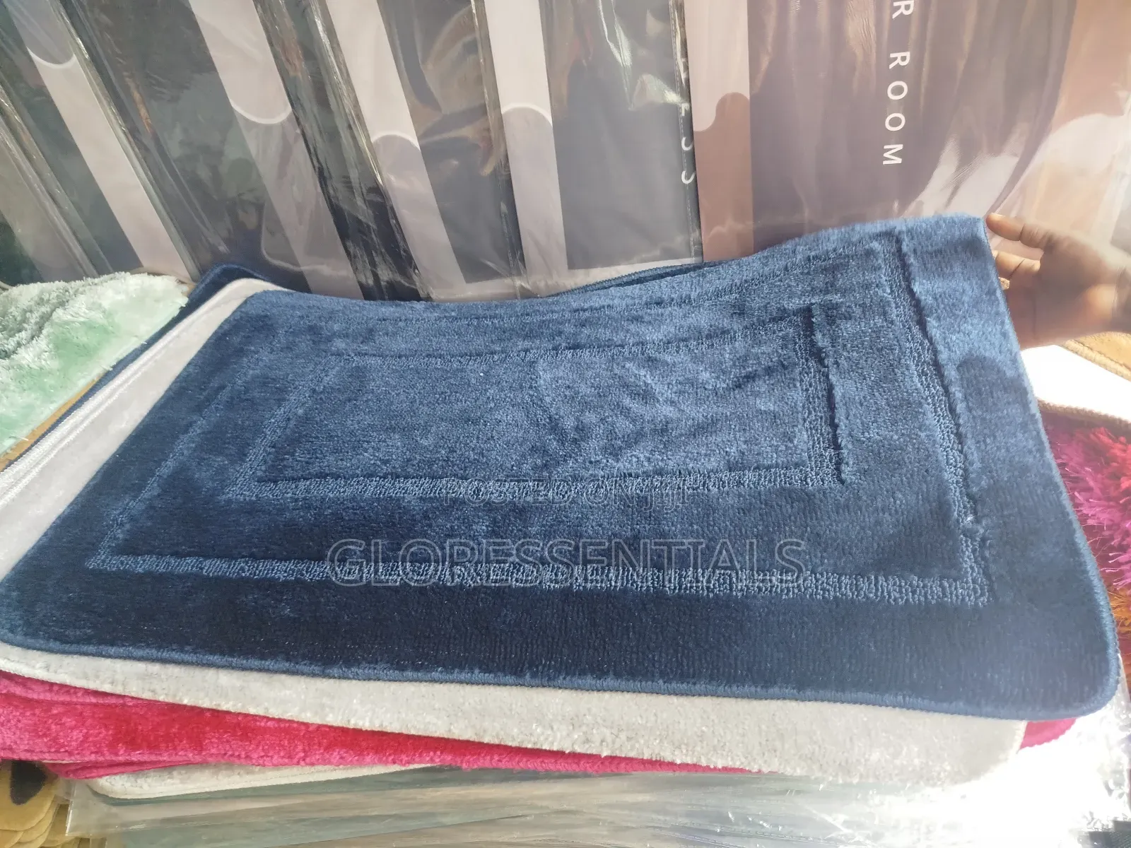 Soft Fluffy Solid Water Absorption Bathroom/Toilet Mat
