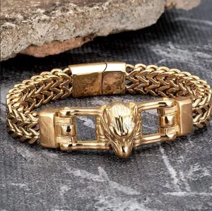 Kalen Brushed 316l Stainless Steel Chunky Bracelet