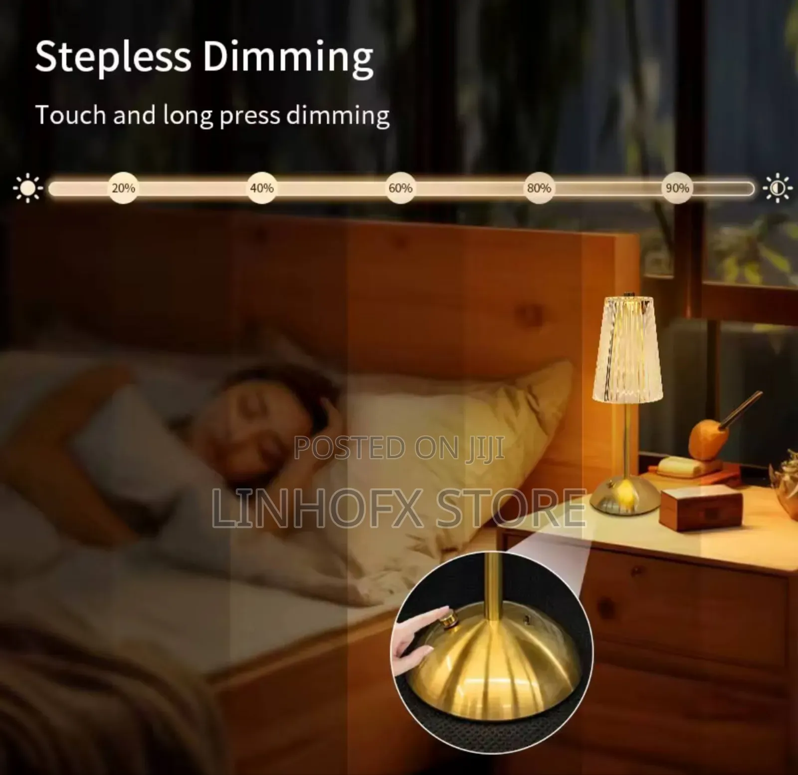 Rechargeable Crystal Led Light