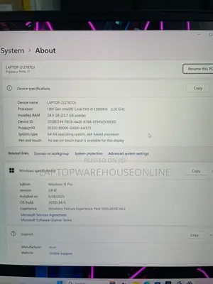 Laptop Acer Predator Helios 16 24GB Intel Core I9 SSD 1T