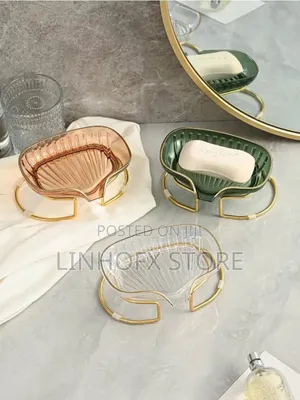 Gold Acrylic Soap Dish