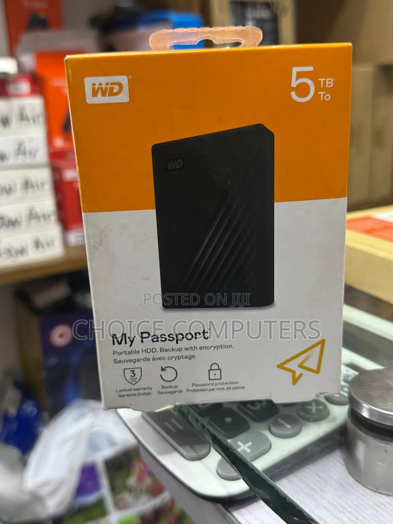 Wd My Passport - 5tb (Black)