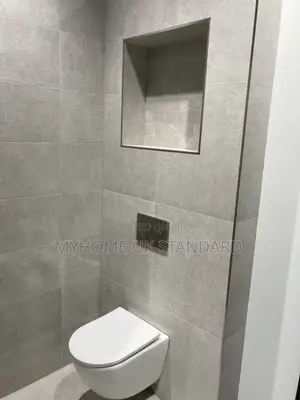 White Conceal Water Closet With Original Pressing Button