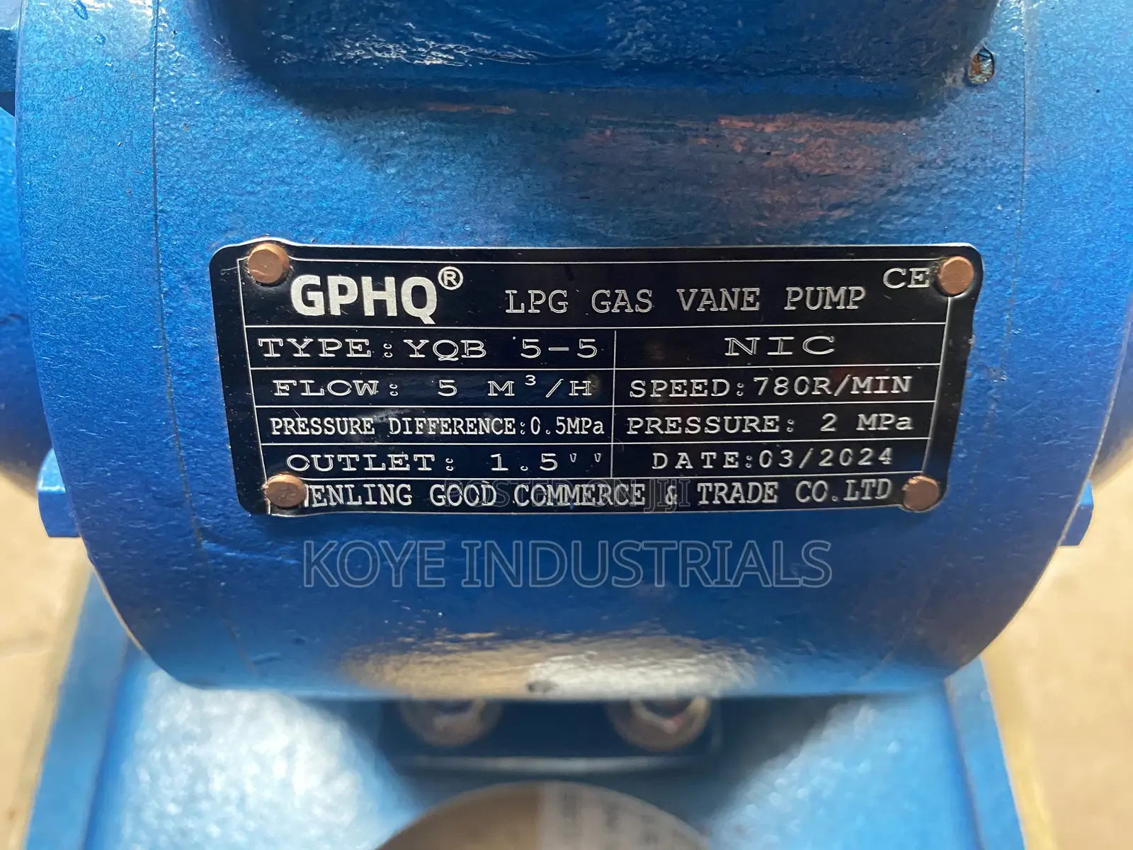 LPG Gas Pump
