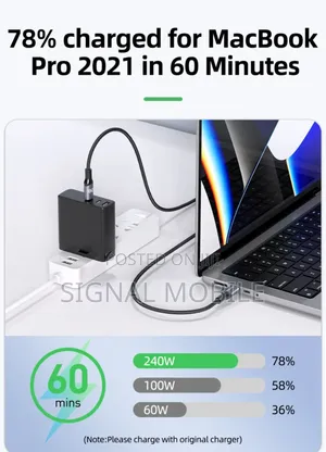 240w C to C Fast Charge Cable for Macbook Laptop Samsung