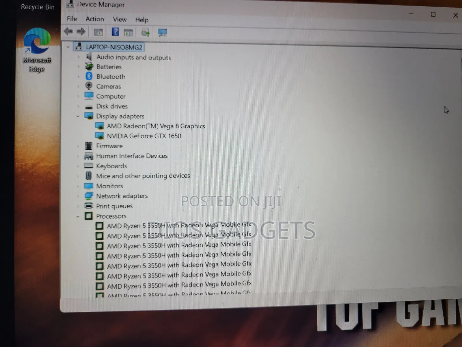 Laptop Asus TUF Dash F15 16GB AMD Ryzen 5 SSD 512GB