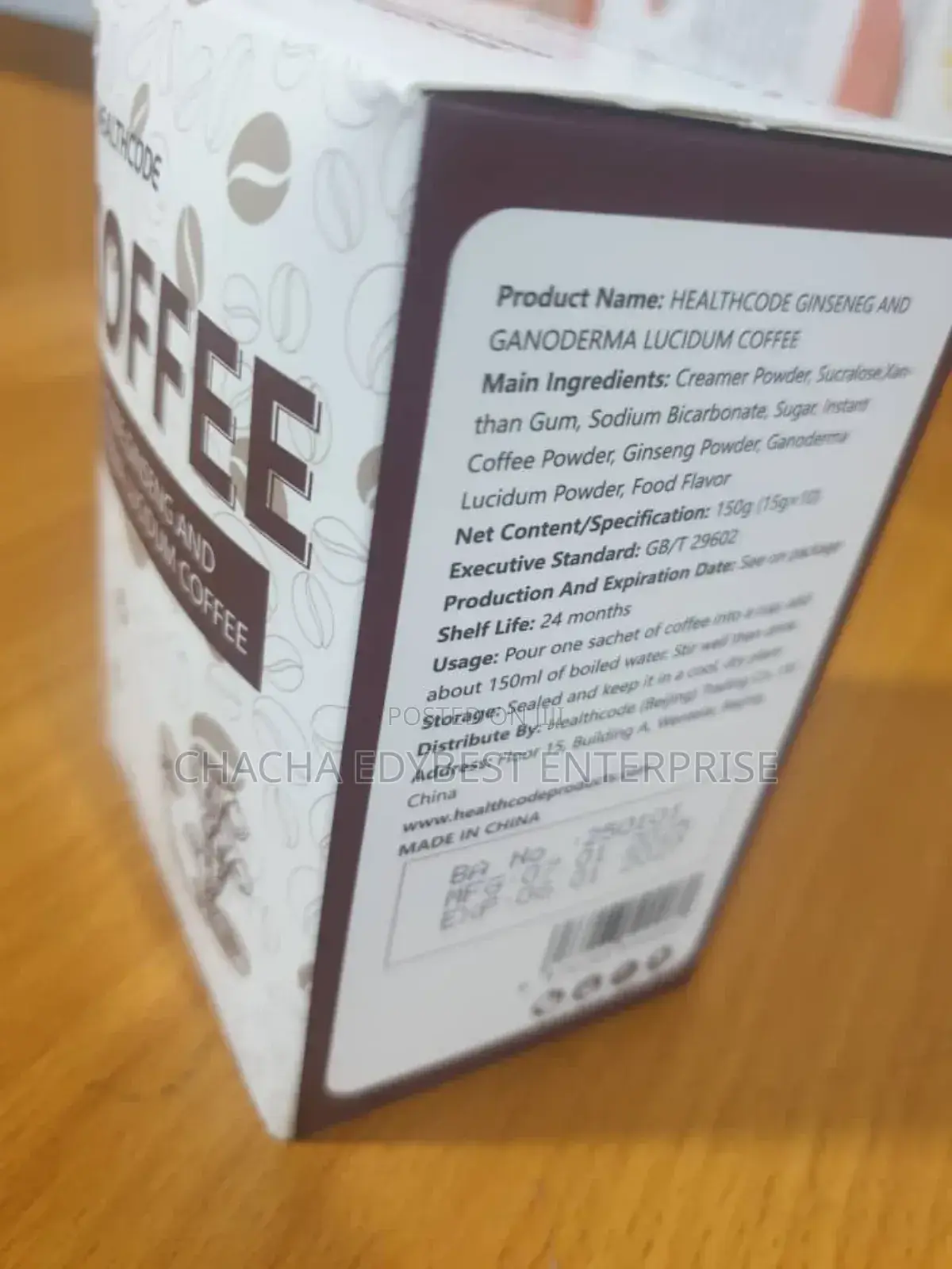 Healthcode Ganoderm Ginseng Coffee