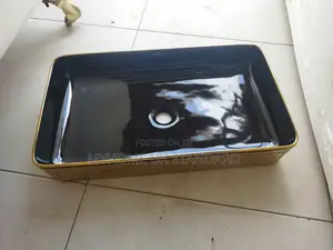 Gold Black Countertop Basin Versace Collection