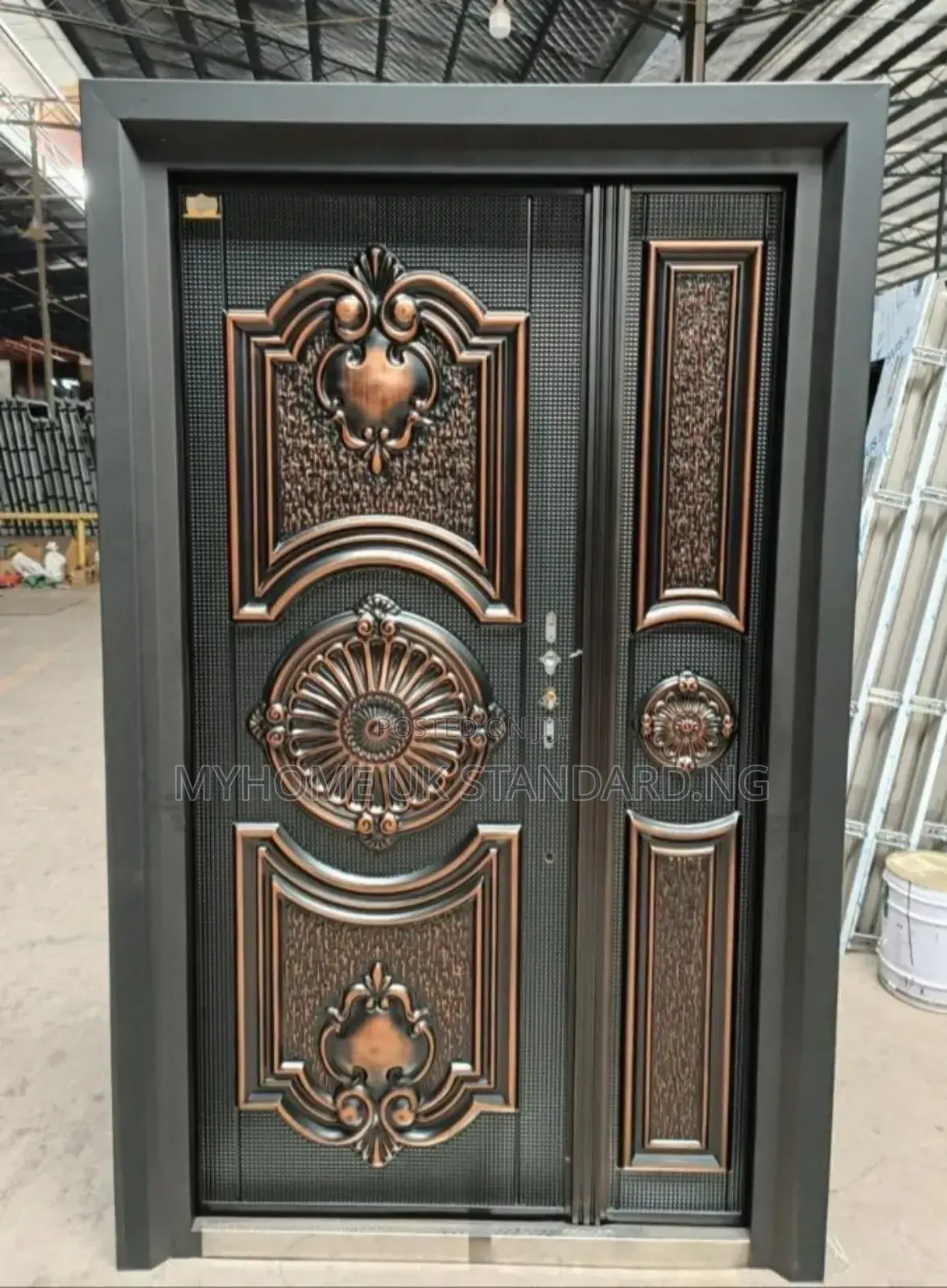 Copper Security German Door Front and Back Design (Cast)