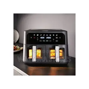 Blaupunkt Express Dual Air Fryer With Viewing Window-1700w