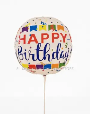 Bubble Orbz Birthday Balloon