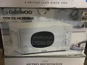 Daewoo 20l Grey Manual 800w Microwave