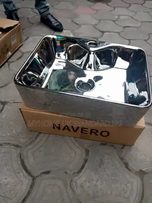 Silver Countertop Basin