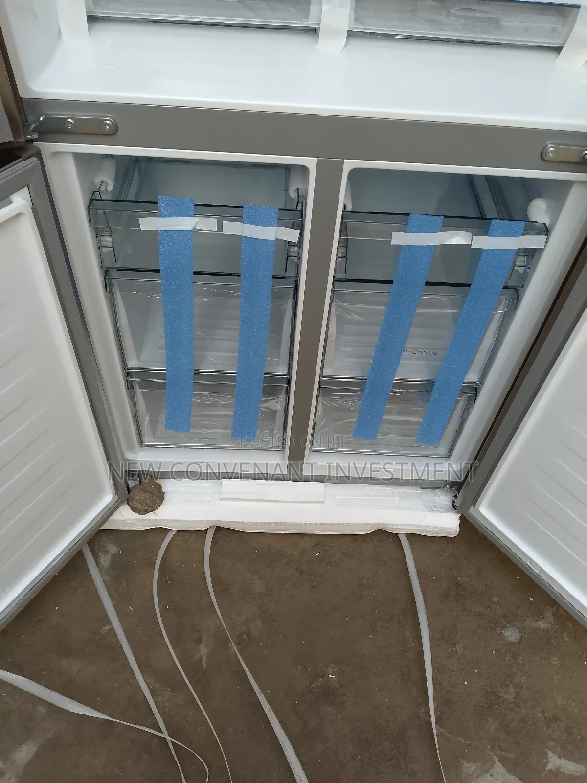 Original Hisense Side by Side Inverter Fridge 4 Doors