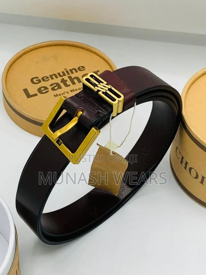 Original Leather Belt for Men Givenchy. Valentino