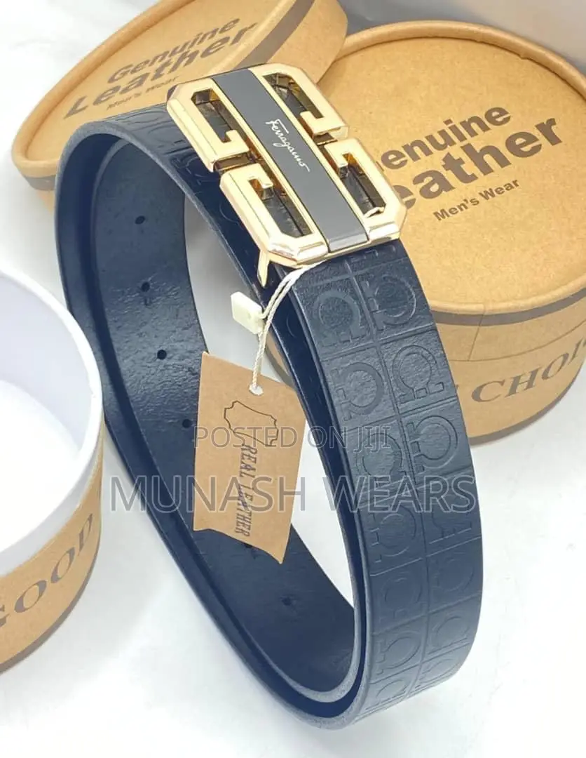Original Leather Belt for Men Givenchy. Valentino