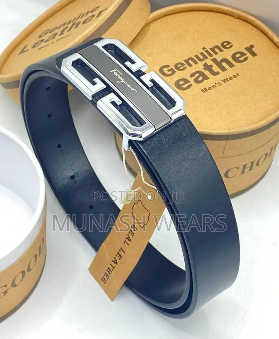 Original Leather Belt for Men Givenchy. Valentino